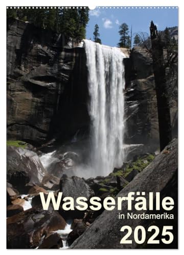 Wasserfälle in Nordamerika 2025 (Wandkalender 2025 DIN A2 hoch), CALVENDO Monatskalender von CALVENDO