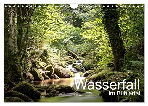 Wasserfall im Bühlertal (Wandkalender 2025 DIN A4 quer), CALVENDO Monatskalender von CALVENDO