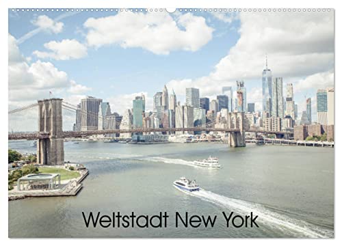 Weltstadt New York (Wandkalender 2025 DIN A2 quer), CALVENDO Monatskalender von CALVENDO
