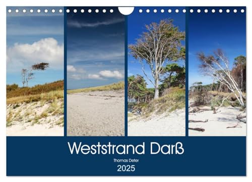 Weststrand Darß (Wandkalender 2025 DIN A4 quer), CALVENDO Monatskalender von CALVENDO
