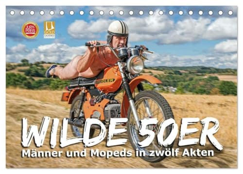 Wilde50er (Tischkalender 2026 DIN A5 quer), CALVENDO Monatskalender: Zeitlose Eleganz – Ein ästhetischer Blickfang und auch ein Statement für Humor und Selbstakzeptanz. (CALVENDO Kunst) von Calvendo