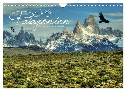 Wildes Patagonien - Abenteuer am Ende der Welt (Wandkalender 2026 DIN A4 quer), CALVENDO Monatskalender: Hochwertiger Fotokalender mit Motiven aus Patagonien und Feuerland. (CALVENDO Natur) von Calvendo