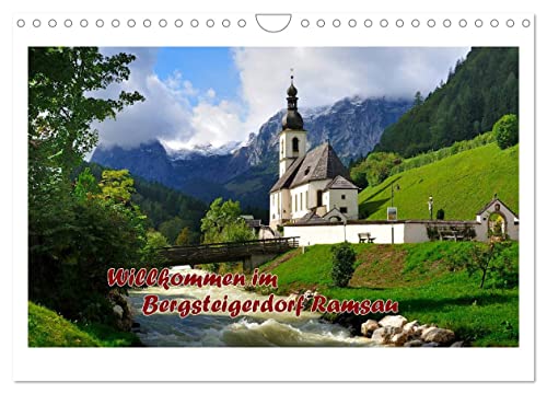 Willkommen im Bergsteigerdorf Ramsau (Wandkalender 2025 DIN A4 quer), CALVENDO Monatskalender von CALVENDO
