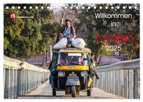 Willkommen in Indien 2025 (Tischkalender 2025 DIN A5 quer), CALVENDO Monatskalender von CALVENDO