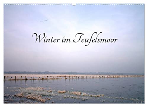 Winter im Teufelsmoor (Wandkalender 2025 DIN A2 quer), CALVENDO Monatskalender von CALVENDO