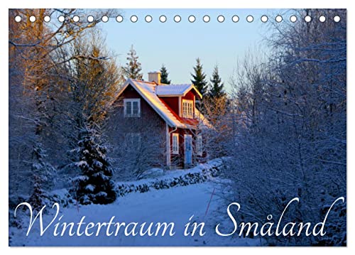 Wintertraum in Smaland (Tischkalender 2025 DIN A5 quer), CALVENDO Monatskalender von CALVENDO
