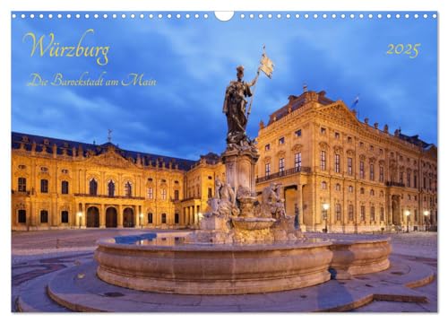 Würzburg Die Barockstadt am Main (Wandkalender 2025 DIN A3 quer), CALVENDO Monatskalender von CALVENDO