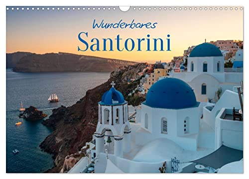 Wunderbares Santorini - Matteo Colombo (Wandkalender 2025 DIN A3 quer), CALVENDO Monatskalender von CALVENDO