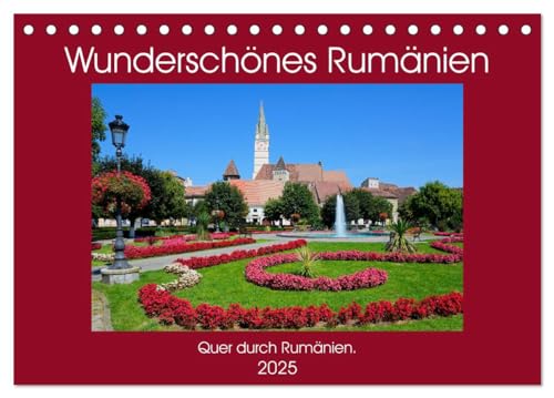 Wunderschönes Rumänien (Tischkalender 2025 DIN A5 quer), CALVENDO Monatskalender von CALVENDO
