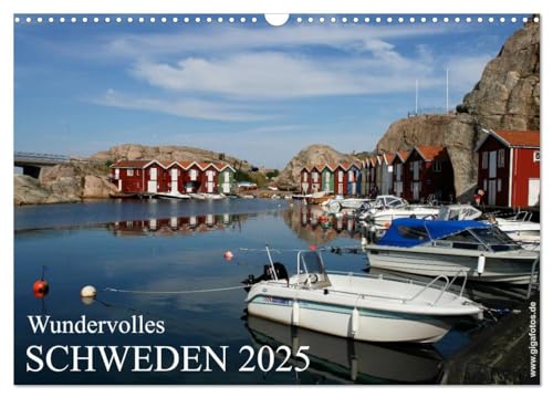 Wundervolles Schweden 2025 (Wandkalender 2025 DIN A3 quer), CALVENDO Monatskalender von CALVENDO