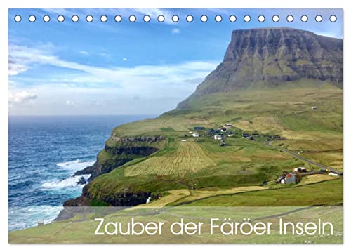 Zauber der Färöer Inseln (Tischkalender 2025 DIN A5 quer), CALVENDO Monatskalender von CALVENDO