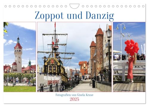 Zoppot und Danzig (Wandkalender 2025 DIN A4 quer), CALVENDO Monatskalender von CALVENDO