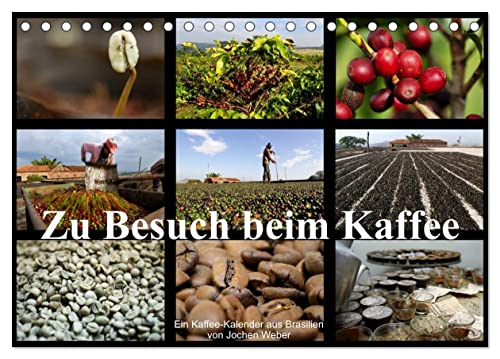 Zu Besuch beim Kaffee (Tischkalender 2025 DIN A5 quer), CALVENDO Monatskalender von CALVENDO