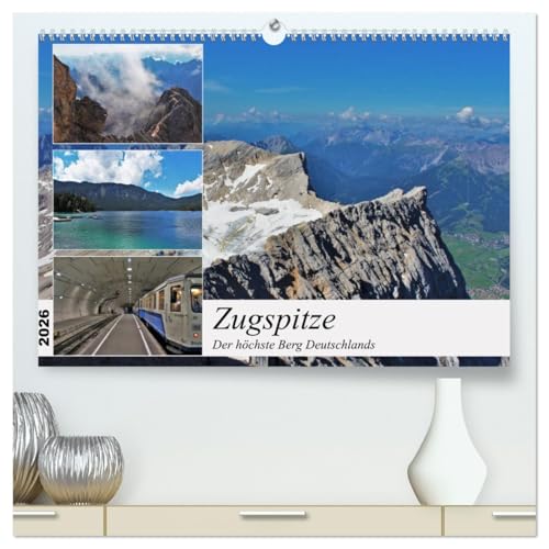 Zugspitze - Der höchste Berg Deutschlands (hochwertiger Premium Wandkalender 2026 DIN A2 quer), Kunstdruck in Hochglanz: Zwölfteilige Reise auf die Zugspitze (CALVENDO Orte) von Calvendo