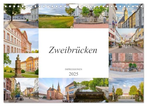 Zweibrücken Impressionen (Wandkalender 2025 DIN A4 quer), CALVENDO Monatskalender von CALVENDO