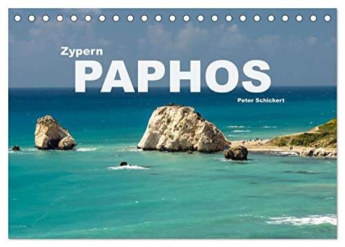 Zypern - Paphos (Tischkalender 2025 DIN A5 quer), CALVENDO Monatskalender von CALVENDO