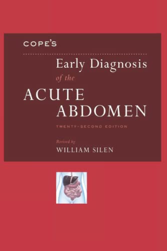 Cope's Early Diagnosis of the Acute Abdomen Twenty-Second Edition, Paperback von Independently published
