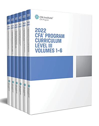 CFA Program Curriculum Level III 2022 (1-6)