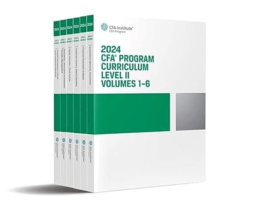 2024 CFA Program Curriculum Level II Box Set (Cfa Institute Program) von Wiley