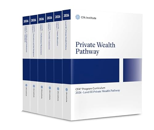 2026 CFA Program Curriculum Level III Private Wealth Pathway Box Set von Wiley