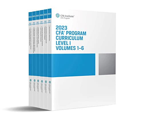 Cfa Program Curriculum Level I 2023 von CFA Institute