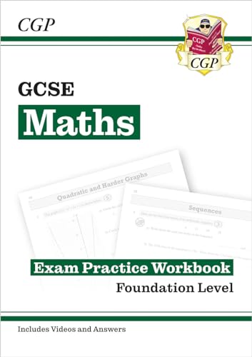 GCSE Maths Exam Practice Workbook: Foundation - for the Grade 9-1 Course (includes Answers): perfect for catch-up and the 2022 and 2023 exams: Exam ... Level (CGP GCSE Maths 9-1 Revision) von Coordination Group Publications Ltd (CGP)