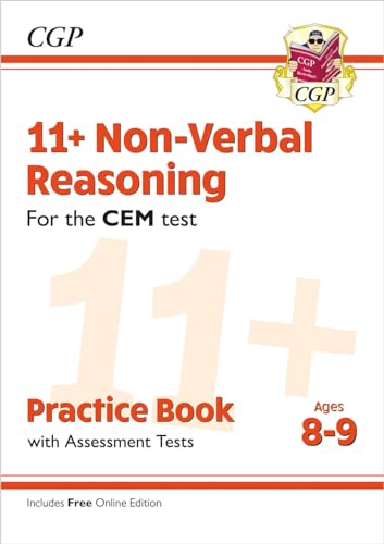 11+ CEM Non-Verbal Reasoning Practice Book & Assessment Tests - Ages 8-9 (with Online Edition) (CGP 11+ Ages 8-9)