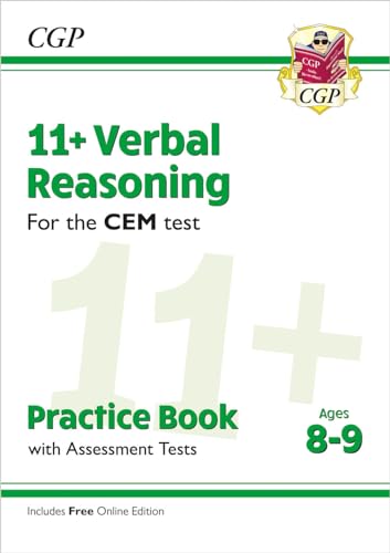 11+ CEM Verbal Reasoning Practice Book & Assessment Tests - Ages 8-9 (with Online Edition) (CGP 11+ Ages 8-9)