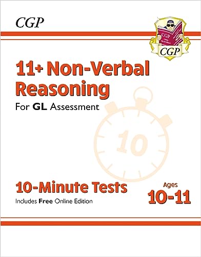 11+ GL 10-Minute Tests: Non-Verbal Reasoning - Ages 10-11 Book 1 (with Online Edition) (CGP GL 11+ Ages 10-11) von Coordination Group Publications Ltd (CGP)