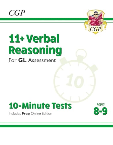 11+ GL 10-Minute Tests: Verbal Reasoning - Ages 8-9 (with Online Edition) (CGP 11+ Ages 8-9) von Coordination Group Publications Ltd (CGP)