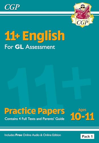 11+ GL English Practice Papers: Ages 10-11 - Pack 1 (with Parents' Guide & Online Edition) (CGP GL 11+ Ages 10-11) von Coordination Group Publications Ltd (CGP)