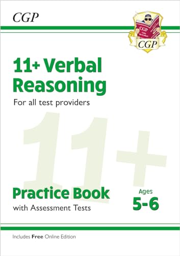 11+ Verbal Reasoning Practice Book & Assessment Tests - Ages 5-6 (for all test providers) (CGP 11+ Ages 5-6) von Coordination Group Publications Ltd (CGP)