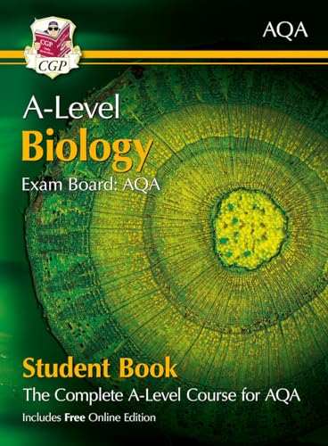 A-Level Biology for AQA: Year 1 & 2 Student Book with Online Edition: course companion for the 2024 and 2025 exams (CGP AQA A-Level Biology) von Coordination Group Publications Ltd (CGP)