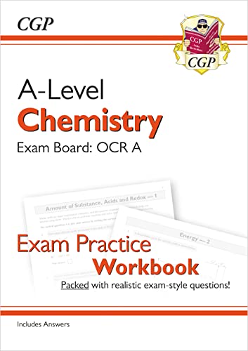 A-Level Chemistry: OCR A Year 1 & 2 Exam Practice Workbook - includes Answers: for the 2024 and 2025 exams (CGP OCR A A-Level Chemistry) von Coordination Group Publications Ltd (CGP)