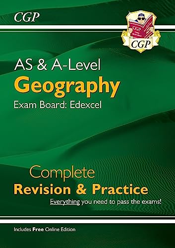 AS and A-Level Geography: Edexcel Complete Revision & Practice (with Online Edition): for the 2024 and 2025 exams (CGP A-Level Geography) von Coordination Group Publications Ltd (CGP)