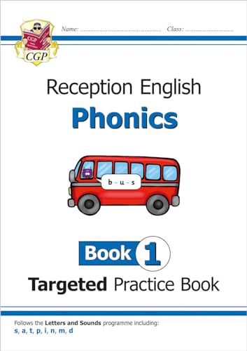 Reception English Phonics Targeted Practice Book - Book 1 (CGP Reception Phonics)