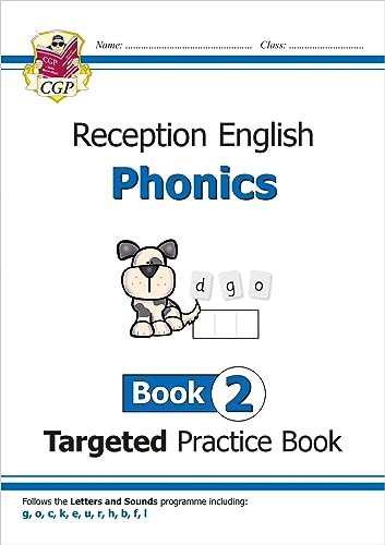 Reception English Phonics Targeted Practice Book - Book 2 (CGP Reception Phonics)