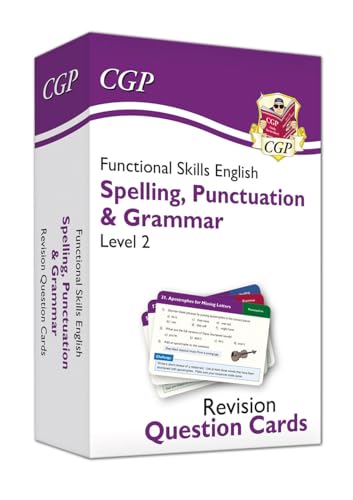 Functional Skills English Revision Question Cards: Spelling, Punctuation & Grammar - Level 2 (CGP Functional Skills) von Coordination Group Publications Ltd (CGP)