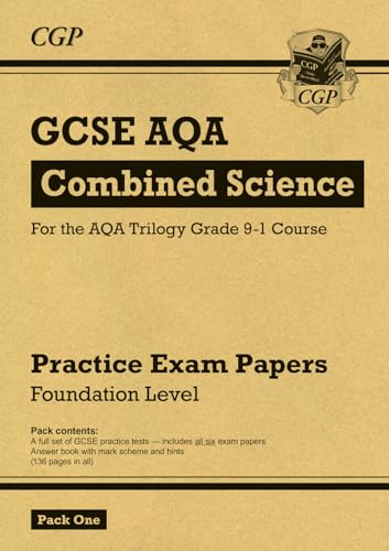 GCSE Combined Science AQA Practice Papers: Foundation Pack 1 (CGP AQA GCSE Combined Science) von Coordination Group Publications Ltd (CGP)