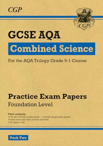 GCSE Combined Science AQA Practice Papers: Foundation Pack 2 (CGP AQA GCSE Combined Science) von Coordination Group Publications Ltd (CGP)