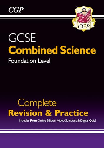 GCSE Combined Science Foundation Complete Revision & Practice w/ Online Ed, Videos & Quizzes (CGP GCSE Combined Science) von Coordination Group Publications Ltd (CGP)