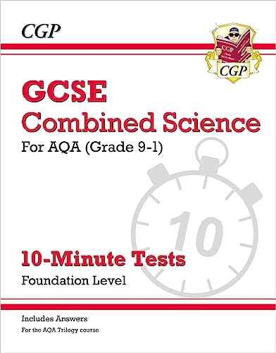 GCSE Combined Science: AQA 10-Minute Tests - Foundation (includes answers) (CGP AQA GCSE Combined Science) von Coordination Group Publications Ltd (CGP)