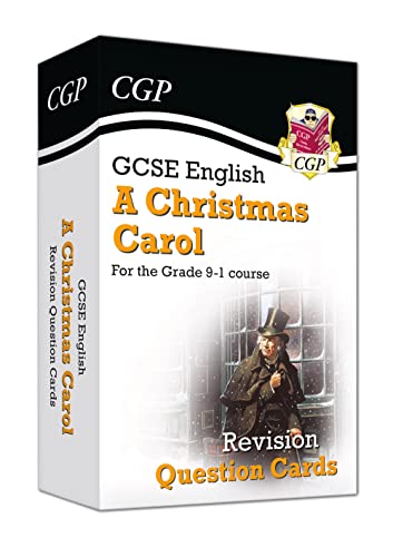GCSE English - A Christmas Carol Revision Question Cards (CGP GCSE English Literature Cards)