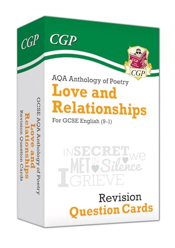 GCSE English: AQA Love & Relationships Poetry Anthology - Revision Question Cards (CGP GCSE English Literature Cards)