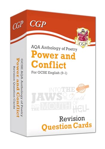 GCSE English: AQA Power & Conflict Poetry Anthology - Revision Question Cards: for the 2024 and 2025 exams (CGP GCSE English Literature Cards)