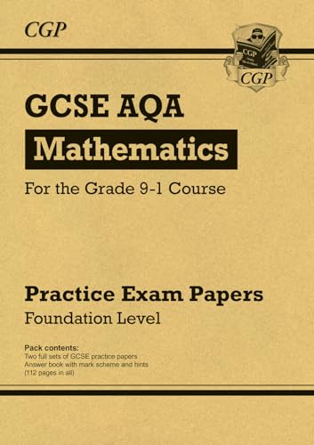 GCSE Maths AQA Practice Papers: Foundation: for the 2024 and 2025 exams (CGP AQA GCSE Maths) von Coordination Group Publications Ltd (CGP)