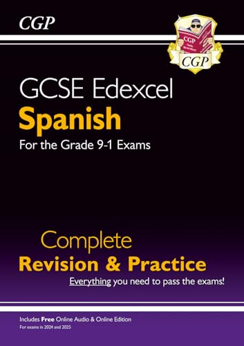 GCSE Spanish Complete Revision & Practice: with Online Edition & Audio (For exams in 2024 & 2025) (CGP GCSE Spanish 9-1 Revision) von Coordination Group Publications Ltd (CGP)