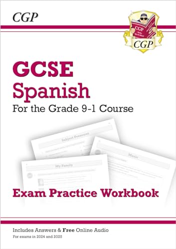 GCSE Spanish Exam Practice Workbook: includes Answers & Online Audio (For exams in 2025) (CGP GCSE Spanish) von Coordination Group Publications Ltd (CGP)
