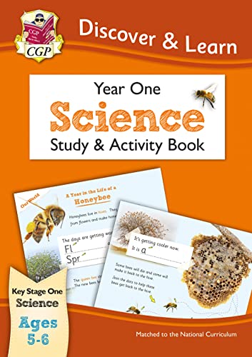 KS1 Science Year 1 Discover & Learn: Study & Activity Book (CGP Year 1 Science)