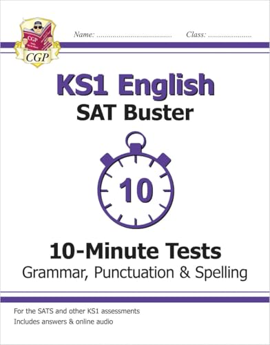 KS1 English SAT Buster 10-Minuten-Tests: Grammatik, Interpunktion und Rechtschreibung (für SAT in 2017 und darüber hinaus) (CGP KS1 English SATs) (CGP KS1 SATS) von Coordination Group Publications Ltd (CGP)